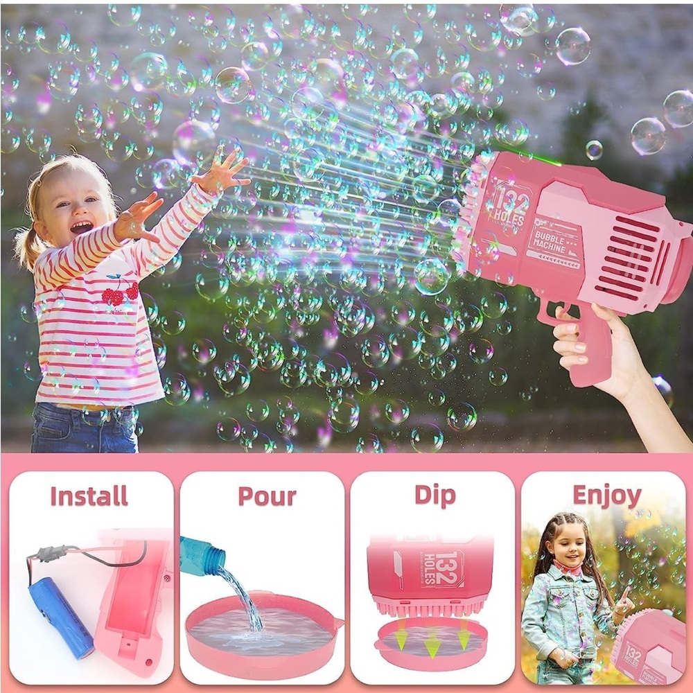 Pink Bubble Machine Gun